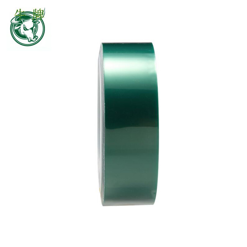 зеленый цвет подложки ПЭТ термостойкие силиконовые ленты клейкие ленты