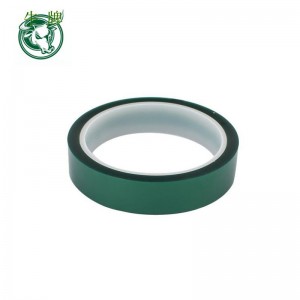ПЭТ зеленый силиконовый высокотемпературный клейкая лента припой защищает покрытие липкой PCB гальваническая маска защитная лента